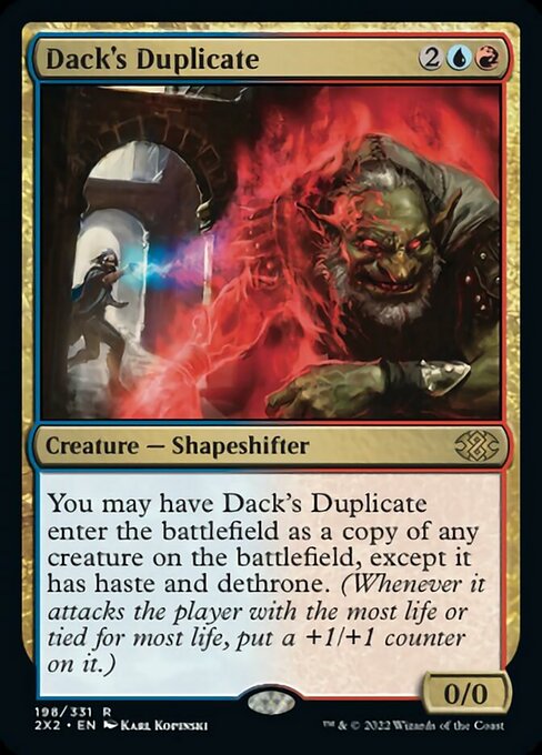 Dack's Duplicate 198 /331 - Rare Double Masters 2022