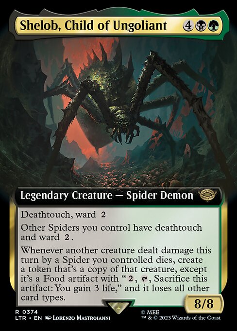 EXTENDED Shelob, Child of Ungoliant #374  - Rare Lord of the Rings: Tales of Middle-Earth