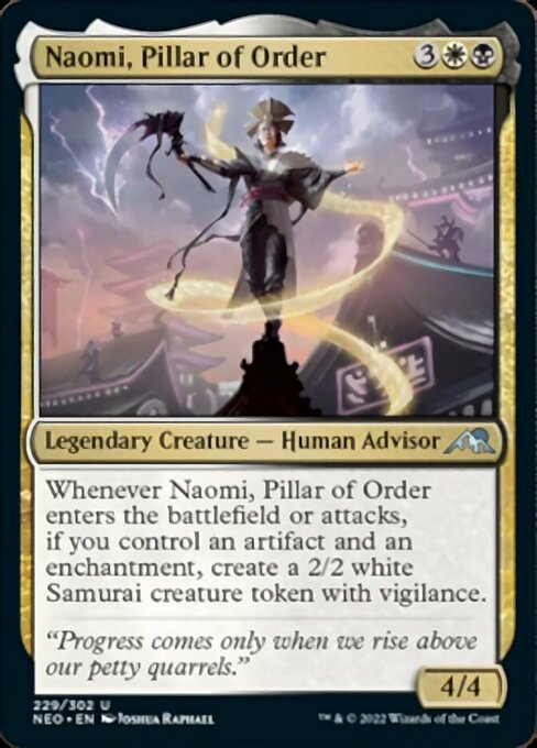 Naomi, Pillar of Order 229/302 -  Kamigawa Neon Dynasty UNCLE