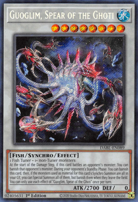 Guoglim, Spear of the Ghoti - DABL-EN089 - Secret Rare 1st Edition