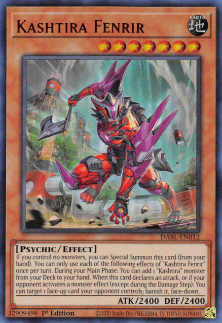 Kashtira Fenrir - DABL-EN012 - Ultra Rare 1st Edition