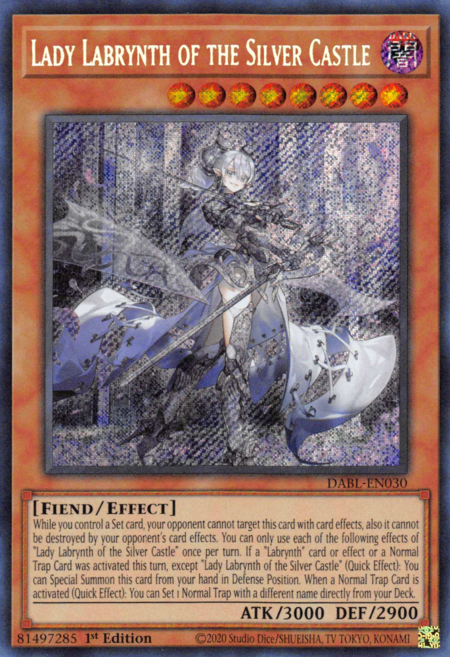 Lady Labrynth of the Silver Castle - DABL-EN030 - Secret Rare 1st Edition