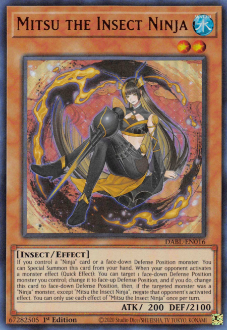 Mitsu the Insect Ninja - DABL-EN016 - Ultra Rare 1st Edition