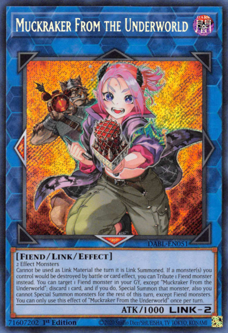 Muckraker From the Underworld - DABL-EN051 - Secret Rare 1st Edition
