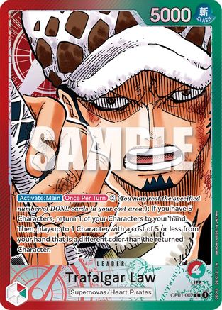Trafalgar Law (002) (Parallel) #OP01-002  - Leader OP-01 Romance Dawn