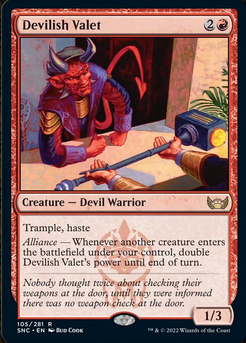 Devilish Valet 105/281 - Rare Streets of New Capenna