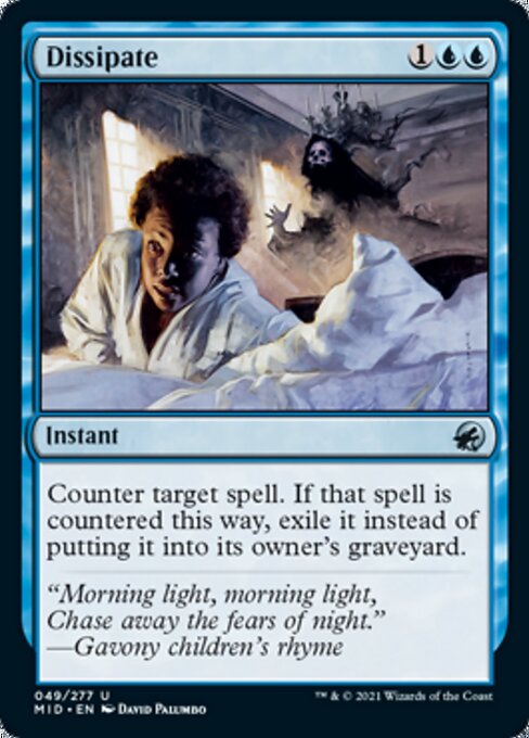 49Dissipate 49/277 Uncommon - Midnight Hunt