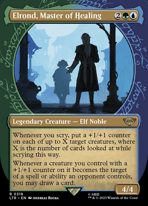 SHOWCASE Elrond, Master of Healing #318  - Rare Lord of the Rings: Tales of Middle-Earth