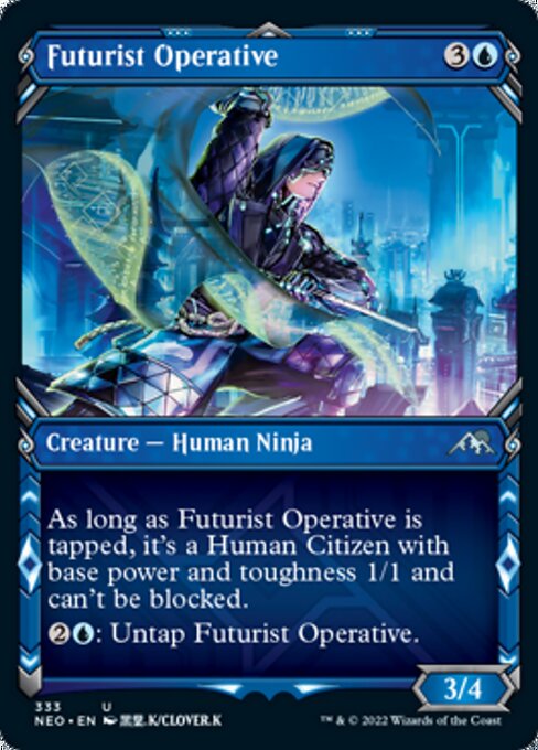 SHOWCASEFuturist Operative 333 -  Kamigawa Neon Dynasty