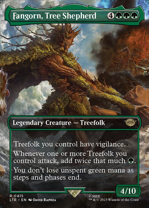 BORDERLESS Fangorn, Tree Shepherd #415  - Rare Lord of the Rings: Tales of Middle-Earth