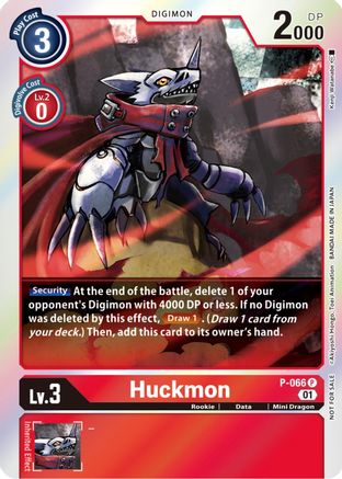 Huckmon P-066 - Bt12 Across Time Limited Pack Promo