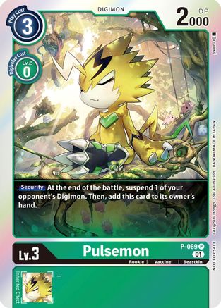 Pulsemon - P-069 - Bt12 Across Time Limited Pack Promo
