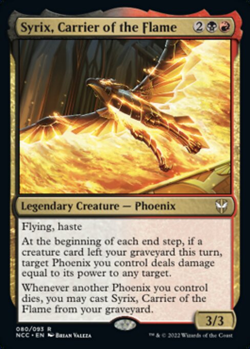 Syrix, Carrier of the Flame 80/93 -  New Capenna Commander