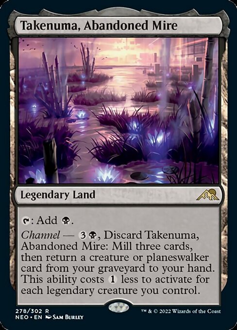 Takenuma, Abandoned Mire 278/302 -  Kamigawa Neon Dynasty RARE