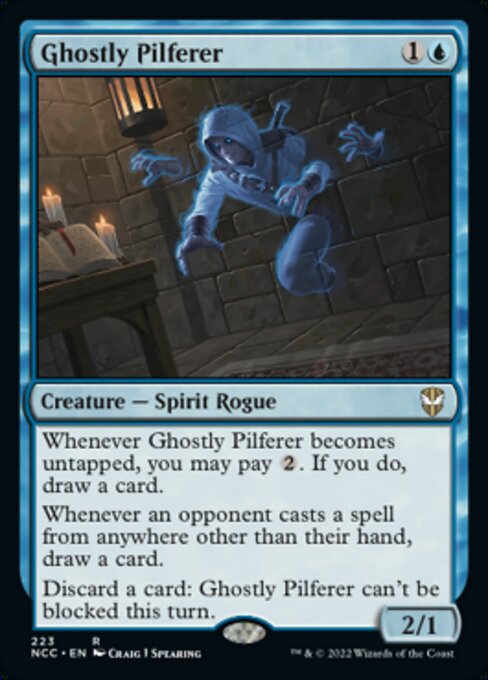 Ghostly Pilferer #223 -  New Capenna Commander