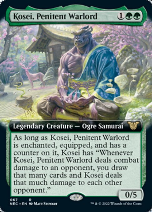 Kosei, Penitent Warlord 67 - Kamigawa Neon Dynasty Commander