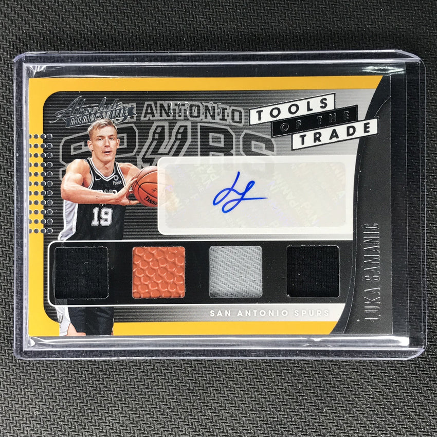 2019-20 Absolute LUKA SAMANIC Tools Trade Jersey Auto 127/175-Cherry Collectables