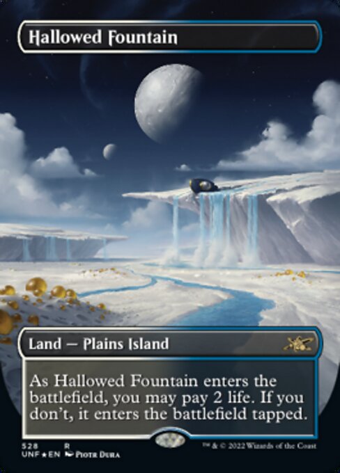 GALAXY FOIL  Hallowed Fountain #528 - Rare Unfinity