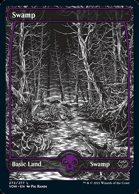 Foil Showcase Swamp - 272 -c- Crimson Vow