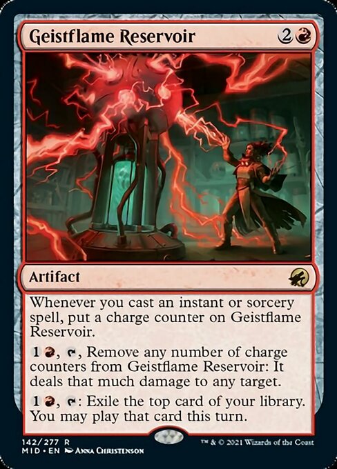 142Geistflame Reservoir 142/277 Rare - Midnight Hunt