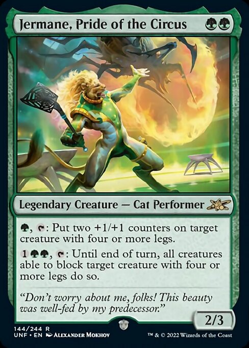 Jermane, Pride of the Circus 144/244  - Rare Unfinity