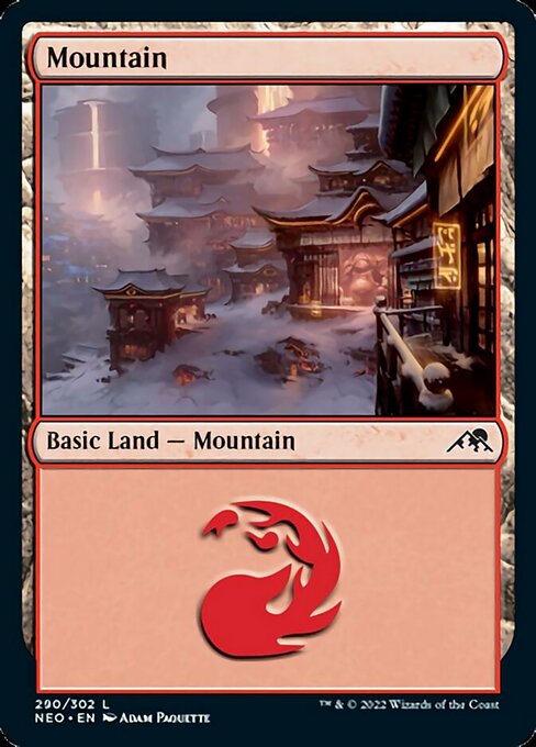 Mountain 290/302 -  Kamigawa Neon Dynasty CONNN