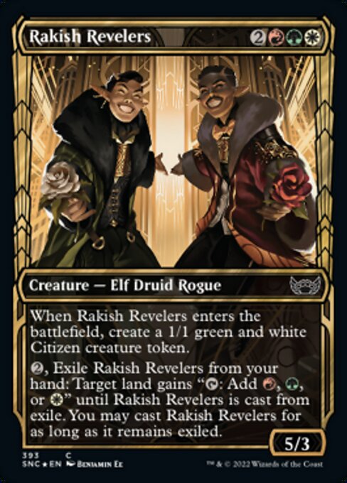 GILDED FOIL Rakish Revelers  #393 - Streets of New Capenna