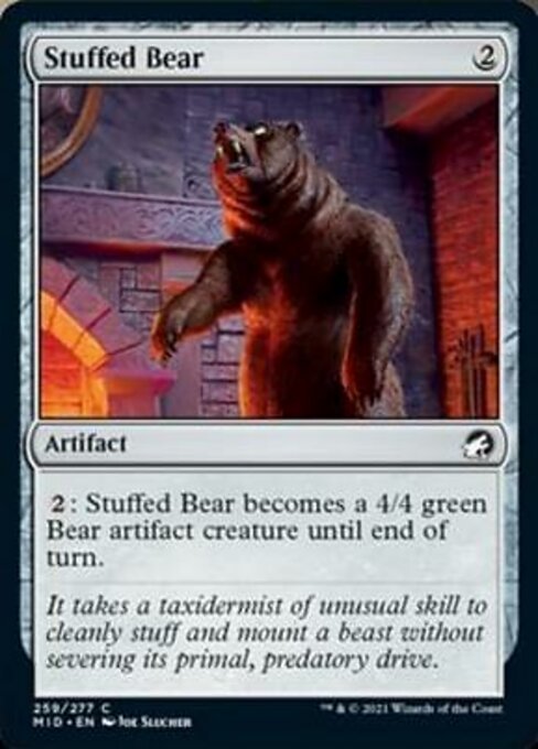 259Stuffed Bear 259/277 Common - Midnight Hunt