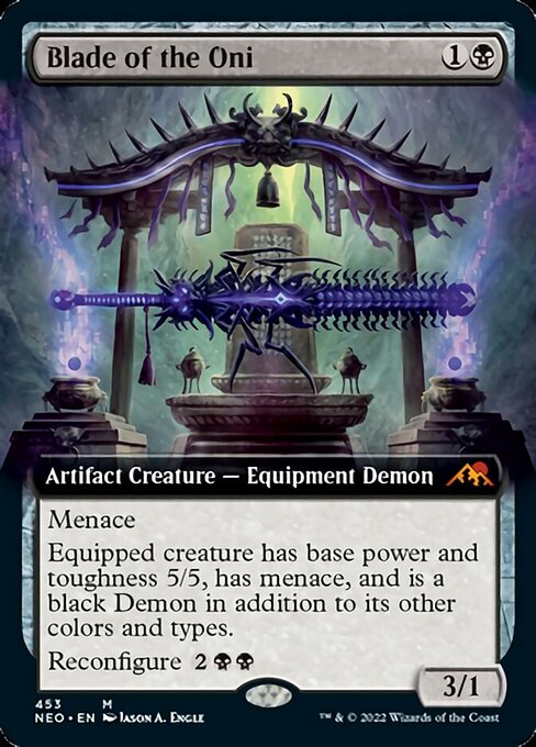 EXTENDEDBlade of the Oni 453 -  Kamigawa Neon Dynasty