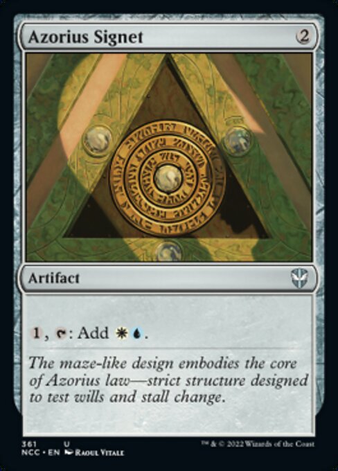 Azorius Signet #361 -  New Capenna Commander