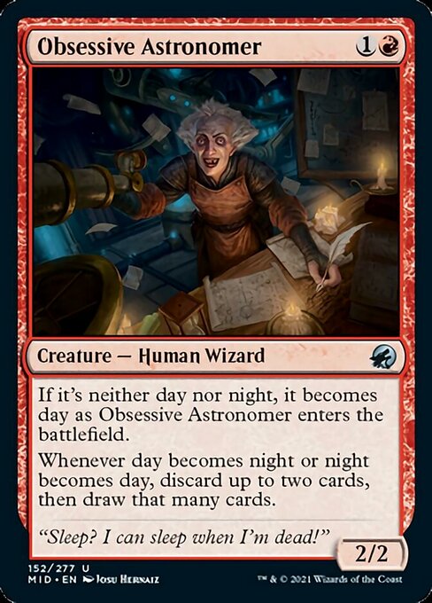 152Obsessive Astronomer 152/277 Uncommon - Midnight Hunt