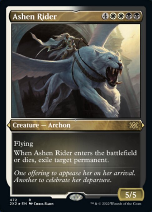 ETCHED FOIL Ashen Rider 472# - Rare Double Masters 2022