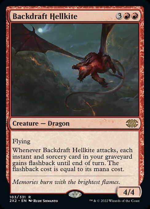 Backdraft Hellkite 103 /331 - Rare Double Masters 2022