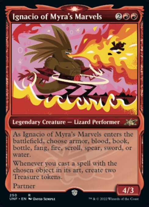 FOIL SHOWCASE Ignacio of Myra's Marvels #250 - Rare Unfinity