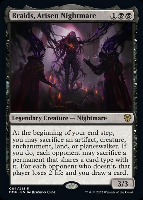 Braids, Arisen Nightmare - 84 /281 - Rare - FOIL 