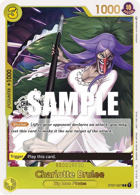 Charlotte Brulee St07-007 - Store Championship Participation Stamp Promo