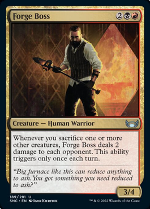 Forge Boss 189/281 - Uncommon   Streets of New Capenna