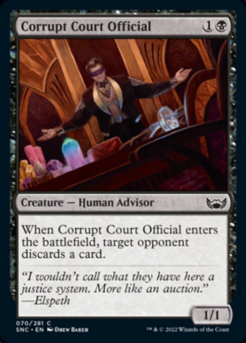 Corrupt Court Official 70/281 - Common Streets of New Capenna