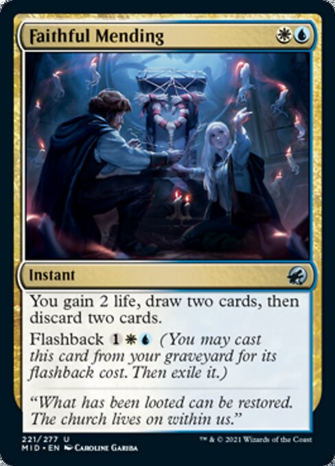 221Faithful Mending 221/277 Uncommon - Midnight Hunt