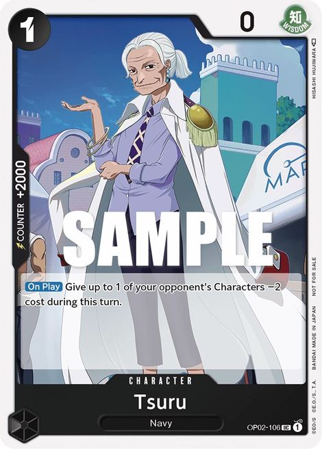 Tsuru - Uncommon - OP02-106 - One Piece Event Pack Vol. 2 Promo