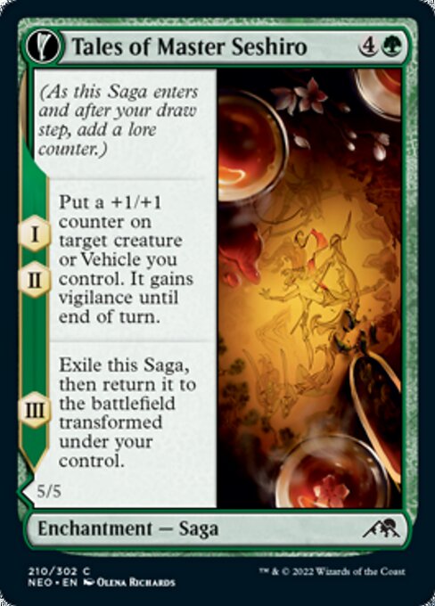Tales of Master Seshiro // Seshiro's Living Legacy 210/302 -  Kamigawa Neon Dynasty CONNN
