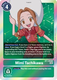 Mimi Tachikawa - BT1-089 [RB01] BT1-089 - Rare RB01 Resurgence Booster