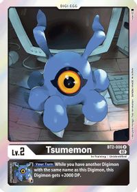 Tsumemon [RB01] BT2-006 - Rare RB01 Resurgence Booster