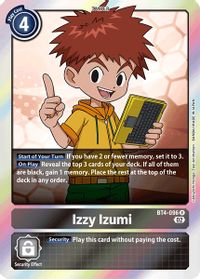 Izzy Izumi [RB01] BT4-096 - Rare RB01 Resurgence Booster