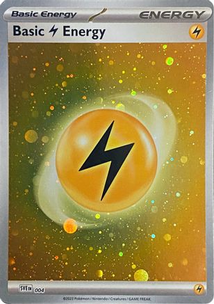 Lightning Energy - SVE 004 - Cosmo Holo Scarlet & Violet 151