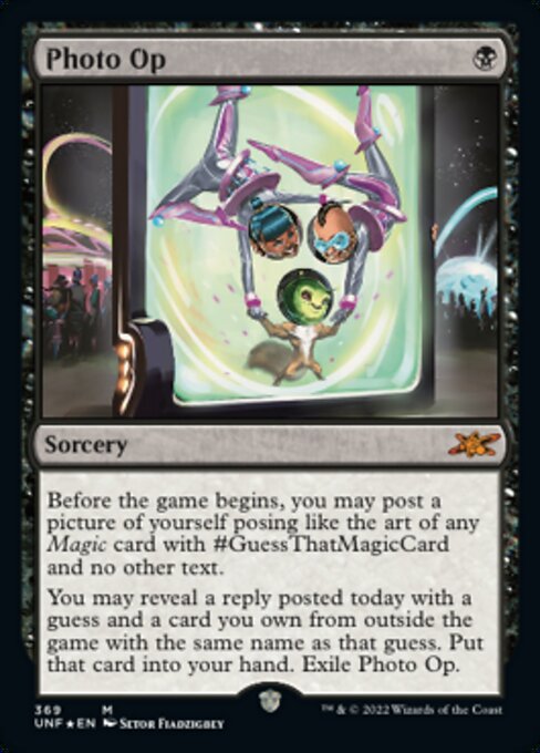 GALAXY FOIL Photo Op #369 - Mythic Unfinity