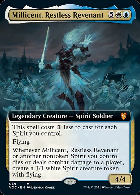 Extended Millicent Restless Revenant - No 39 Commander Crimson Vow