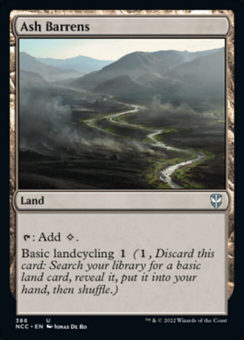 Ash Barrens #386 -  New Capenna Commander