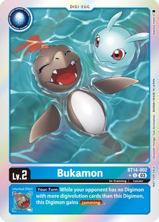 Bukamon BT14-002 - Blast Ace Box Topper Promo