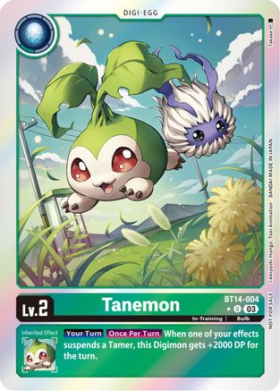 Tanemon BT14-004 - Blast Ace Box Topper Promo